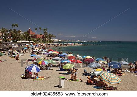 "The busy Playa de Santa Ana beach and Castillo El Bil-Bil castle, Benalmadena, Malaga province, Costa del Sol, Andalusia, Spain, Europe, PublicGround, Europe" View Large Photo Image Stock Image - "The busy Playa de Santa Ana beach and Castillo El Bil-Bil castle, Benalmadena, Malaga province, Costa del Sol, Andalusia, Spain, Europe, PublicGround, Europe". Fotosearch