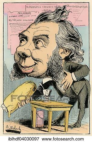"The candidate, personified as Louis-Theodore Blagignac, political caricature, 1882, by Alphonse Hector Colomb pseudonym B. Moloch, a French caricaturist" View Large Photo Image Stock Photo - "The candidate, personified as Louis-Theodore Blagignac, political caricature, 1882, by Alphonse Hector Colomb pseudonym B. Moloch, a French caricaturist". Fotosearch