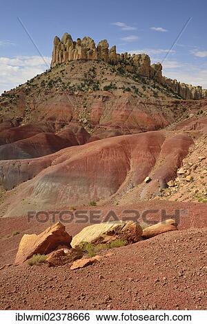 "The """"Castle"""", legendary Burr Trail Road, Grand Staircase-Escalante National Monument, GSENM, Utah, Southwestern USA, USA" View Large Photo Image Stock Photograph - "The """"Castle"""", legendary Burr Trail Road, Grand Staircase-Escalante National Monument, GSENM, Utah, Southwestern USA, USA". Fotosearch