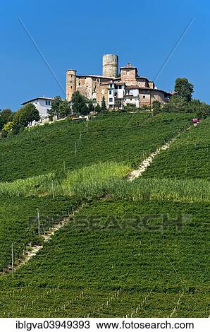 "The castle of Castiglione Falletto above vineyards, Castiglione Falletto, Cuneo province, Piedmont, Italy, Europe" View Large Photo Image Stock Image - "The castle of Castiglione Falletto above vineyards, Castiglione Falletto, Cuneo province, Piedmont, Italy, Europe". Fotosearch