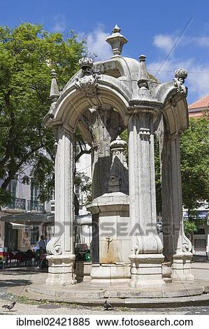 The Chafariz do Carmo, Carmo fountain, Largo do Carmo, Carmo Square, Lisboa, Lisbon, Portugal, Europe View Large Photo Image Stock Photography - The Chafariz do Carmo, Carmo fountain, Largo do Carmo, Carmo Square, Lisboa, Lisbon, Portugal, Europe. Fotosearch