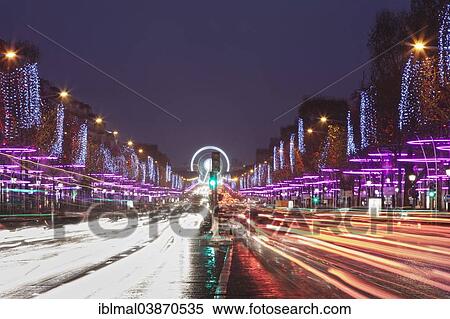 "The Champs-Elysees, illuminated at Christmas time, view towards Place de la Concorde, Paris, Ile-de-France, France, Europe" View Large Photo Image Stock Photography - "The Champs-Elysees, illuminated at Christmas time, view towards Place de la Concorde, Paris, Ile-de-France, France, Europe". Fotosearch