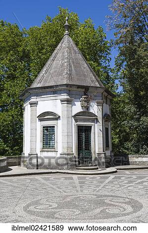 The Chapel, Escadorio dos Cinco Sentidos, Staircase of Five Senses, Santuario do Bom Jesus do Monte, Good Jesus of the Mount sanctuary, Tenoes, Braga, Cavado, Norte, Portugal, Europe View Large Photo Image Stock Photo - The Chapel, Escadorio dos Cinco Sentidos, Staircase of Five Senses, Santuario do Bom Jesus do Monte, Good Jesus of the Mount sanctuary, Tenoes, Braga, Cavado, Norte, Portugal, Europe. Fotosearch