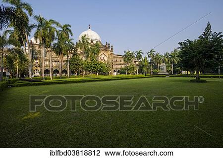 Stock Image - "The Chhatrapati Shivaji Maharaj Vastu Sangrahalaya, formerly Prince of Wales Museum of Western India, Colaba, Mumbai, Maharashtra, India, Asia". Fotosearch