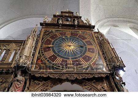 "The church clock in Lubeck Cathedral, Lubeck, Schleswig-Holstein, Germany, Europe" View Large Photo Image Stock Image - "The church clock in Lubeck Cathedral, Lubeck, Schleswig-Holstein, Germany, Europe". Fotosearch