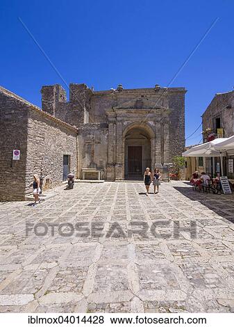 "The Church of S. Cataldo, historic centre, Erice, Province of Trapani, Sicily, Italy, Europe" View Large Photo Image Stock Photo - "The Church of S. Cataldo, historic centre, Erice, Province of Trapani, Sicily, Italy, Europe". Fotosearch