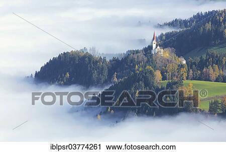 "The Church of St. Peter in the fog, Weerberg, Tyrol, Austria, Europe" View Large Photo Image Stock Image - "The Church of St. Peter in the fog, Weerberg, Tyrol, Austria, Europe". Fotosearch