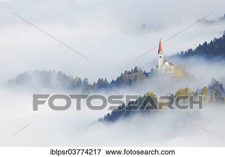 "The Church of St. Peter in the fog, Weerberg, Tyrol, Austria, Europe" View Large Photo Image Stock Photo - "The Church of St. Peter in the fog, Weerberg, Tyrol, Austria, Europe". Fotosearch