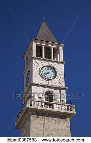 "The Clock Tower of Tirana, built in 1822, Tirana, Albania, Europe" View Large Photo Image Stock Image - "The Clock Tower of Tirana, built in 1822, Tirana, Albania, Europe". Fotosearch
