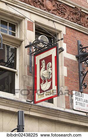 "The Cock pub sign in Great Portland Street, London, England, United Kingdom, Europe" View Large Photo Image Stock Photography - "The Cock pub sign in Great Portland Street, London, England, United Kingdom, Europe". Fotosearch