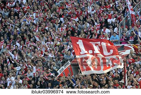 "The Cologne fan block, 1. FC Koln - Borussia Monchengladbach 0: 0, Cologne, Rhein Energie Stadium, North Rhine-Westphalia, Germany, Europe" View Large Photo Image Picture - "The Cologne fan block, 1. FC Koln - Borussia Monchengladbach 0: 0, Cologne, Rhein Energie Stadium, North Rhine-Westphalia, Germany, Europe". Fotosearch