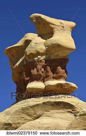 "The """"Cow"""", Devil's Garden, eroded hoodoos and Entrada Sandstone rock formations, Goblins, Hole-In-The-Rock-Road, Grand Staircase-Escalante National Monument, GSENM, Utah, Southwestern USA, USA" View Large Photo Image Stock Image - "The """"Cow"""", Devil's Garden, eroded hoodoos and Entrada Sandstone rock formations, Goblins, Hole-In-The-Rock-Road, Grand Staircase-Escalante National Monument, GSENM, Utah, Southwestern USA, USA". Fotosearch