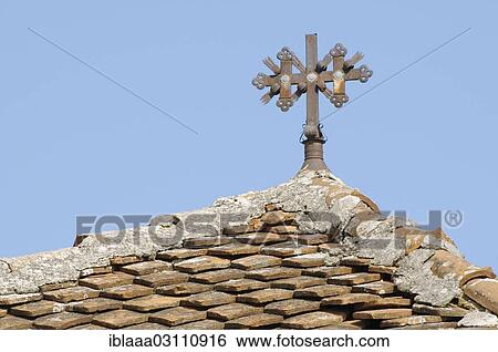 "The cross on the tiled roof, Ra? Önov Citadel, Rasnov, Brasov County, Romania, Europe" View Large Photo Image Stock Photograph - "The cross on the tiled roof, Ra? Önov Citadel, Rasnov, Brasov County, Romania, Europe". Fotosearch