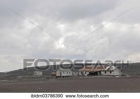 "The dilapidated research station, Deception Island, South Shetland Islands, Antarctic Peninsula, Antarctica" View Large Photo Image Stock Image - "The dilapidated research station, Deception Island, South Shetland Islands, Antarctic Peninsula, Antarctica". Fotosearch