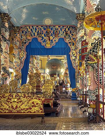 "The Divine Eye in the Cao Dai Temple, during a mass with worshippers, Caodaiism, Tay Ninh, Sudvietnam, Vietnam, Asia" View Large Photo Image Picture - "The Divine Eye in the Cao Dai Temple, during a mass with worshippers, Caodaiism, Tay Ninh, Sudvietnam, Vietnam, Asia". Fotosearch