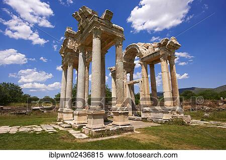 "The double Tetrapylon Gate 1, Aphrodisias, Turkey, Asia" View Large Photo Image Stock Photography - "The double Tetrapylon Gate 1, Aphrodisias, Turkey, Asia". Fotosearch