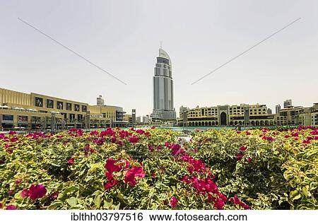 "The Dubai Mall with the The Address Downtown Dubai skyscraper, Dubai, United Arab Emirates, Asia" View Large Photo Image Stock Photograph - "The Dubai Mall with the The Address Downtown Dubai skyscraper, Dubai, United Arab Emirates, Asia". Fotosearch