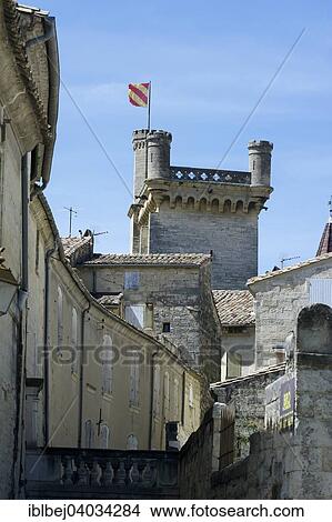 "The Dukes Palace, Tower Bermonde, Gard, France, Europe" View Large Photo Image Picture - "The Dukes Palace, Tower Bermonde, Gard, France, Europe". Fotosearch