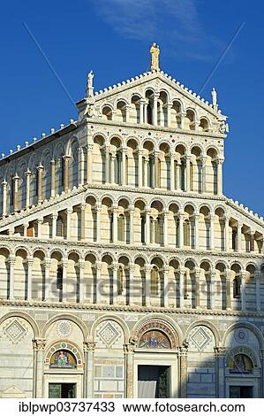 Stock Image - "The Duomo of Pisa, Cattedrale di Santa Maria Assunta, Pisa, Province of Pisa, Tuscany, Italy, Europe". Fotosearch