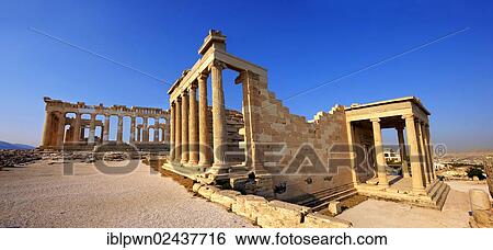 Stock Photograph - "The Erechtheum Temple, the Acropolis of Athens, Greece, Europe". Fotosearch