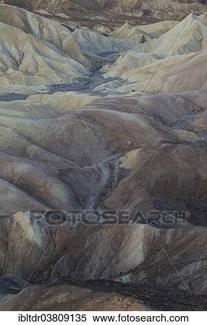 "The eroded badlands of Gower Gulch at dawn, Death Valley National Park, California, USA" View Large Photo Image Stock Photography - "The eroded badlands of Gower Gulch at dawn, Death Valley National Park, California, USA". Fotosearch