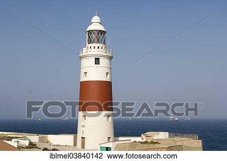 "The Europa Point Lighthouse, Trinity Lighthouse at Europa Point, Victoria Tower, Europa Point, British overseas territory of Gibraltar" View Large Photo Image Stock Image - "The Europa Point Lighthouse, Trinity Lighthouse at Europa Point, Victoria Tower, Europa Point, British overseas territory of Gibraltar". Fotosearch