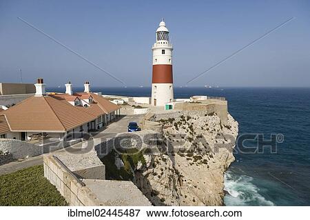 "The Europa Point Lighthouse, Trinity Lighthouse at Europa Point, Victoria Tower, Gibraltar, Europe" View Large Photo Image Stock Photo - "The Europa Point Lighthouse, Trinity Lighthouse at Europa Point, Victoria Tower, Gibraltar, Europe". Fotosearch