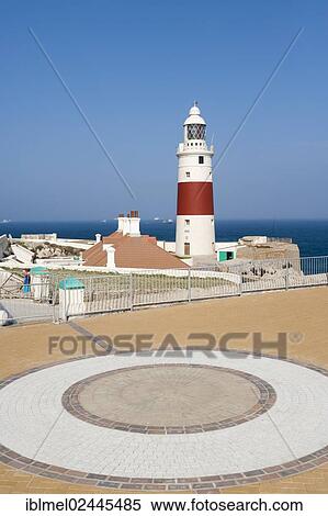 "The Europa Point Lighthouse, Trinity Lighthouse at Europa Point, Victoria Tower, Europa Point, Gibraltar, Europe" View Large Photo Image Stock Photography - "The Europa Point Lighthouse, Trinity Lighthouse at Europa Point, Victoria Tower, Europa Point, Gibraltar, Europe". Fotosearch