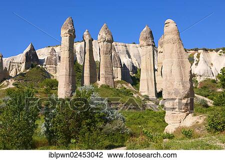 "The Fairy Chimneys of Love Valley, Cappadocia, Turkey, Asia" View Large Photo Image Stock Image - "The Fairy Chimneys of Love Valley, Cappadocia, Turkey, Asia". Fotosearch