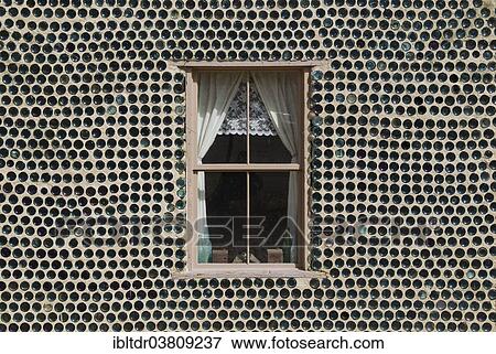 "The famous """"Bottle House"""", built from more than 30. 000 bottles, ghost town of Rhyolite, Nevada, USA" View Large Photo Image Stock Photo - "The famous """"Bottle House"""", built from more than 30. 000 bottles, ghost town of Rhyolite, Nevada, USA". Fotosearch