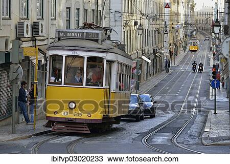 "The famous tram No. 28, Electrico, travelling on the Rua da Conceicao, Old Quarter, Alfama, Lisbon, Lisbon District, Portugal, Europe" View Large Photo Image Stock Image - "The famous tram No. 28, Electrico, travelling on the Rua da Conceicao, Old Quarter, Alfama, Lisbon, Lisbon District, Portugal, Europe". Fotosearch