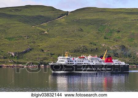 "The ferry from Stornoway, Isle of Lewis in the Outer Hebrides, sailing on Loch Broom towards Ullapool, Caithness, Sutherland and Ross, Scottish Highlands, Scotland, United Kingdom, Europe" View Large Photo Image Picture - "The ferry from Stornoway, Isle of Lewis in the Outer Hebrides, sailing on Loch Broom towards Ullapool, Caithness, Sutherland and Ross, Scottish Highlands, Scotland, United Kingdom, Europe". Fotosearch