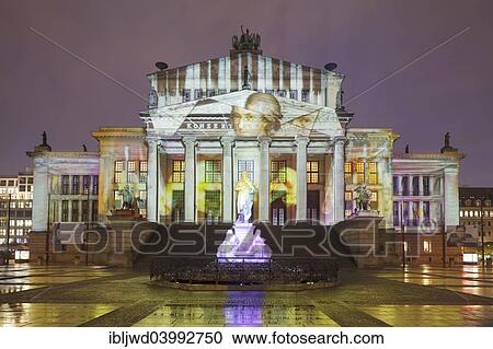 "The Festival of Lights 2014 with the Konzerthaus concert hall on Gendarmenmarkt square, Berlin, Germany, Europe" View Large Photo Image Stock Image - "The Festival of Lights 2014 with the Konzerthaus concert hall on Gendarmenmarkt square, Berlin, Germany, Europe". Fotosearch
