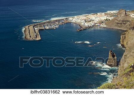 "The fishing port of Puerto de las Nieves, Gran Canaria, Canary Islands, Spain, Europe" View Large Photo Image Stock Image - "The fishing port of Puerto de las Nieves, Gran Canaria, Canary Islands, Spain, Europe". Fotosearch
