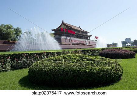 Stock Photo - "The Forbidden City, entrance, Beijing, China, Asia". Fotosearch