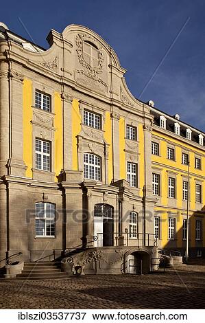 Stock Photo - "The former Werden Abbey, now the main location of the Folkwang University of the Arts, Essen, North Rhine-Westphalia, Germany, Europe". Fotosearch