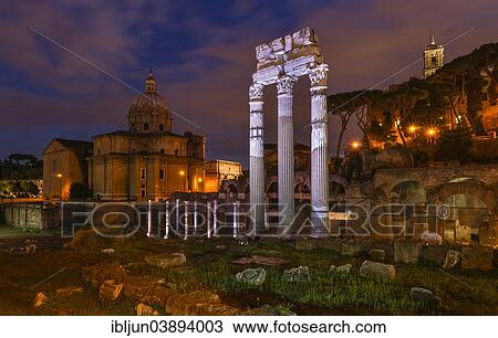 "The Forum of Caesar, also known as Forum Iulium in the foreground, 1st century, the Capitoline Hill and the Senatorial Palace on the right, the Roman city hall, the church of Santi Luca e Martina on the left, Roman Forum, Rome, Lazio, Italy, Europe" View Large Photo Image Stock Image - "The Forum of Caesar, also known as Forum Iulium in the foreground, 1st century, the Capitoline Hill and the Senatorial Palace on the right, the Roman city hall, the church of Santi Luca e Martina on the left, Roman Forum, Rome, Lazio, Italy, Europe". Fotosearch