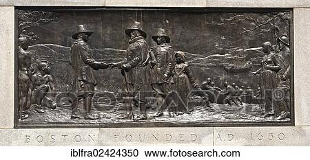The founding of Boston, relief in the Boston Common park, Boston, Massachusetts, New England, USA, United States, North America View Large Photo Image Stock Image - The founding of Boston, relief in the Boston Common park, Boston, Massachusetts, New England, USA, United States, North America. Fotosearch