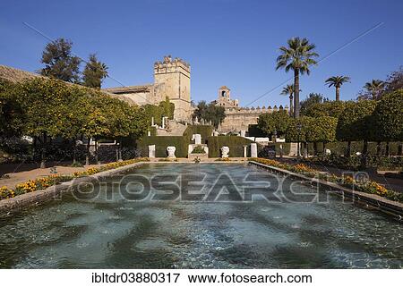 "The gardens of the Alcazar de Los Reyes Cristianos, Cordoba, Cordoba province, Andalusia, Spain, Europe" View Large Photo Image Stock Photo - "The gardens of the Alcazar de Los Reyes Cristianos, Cordoba, Cordoba province, Andalusia, Spain, Europe". Fotosearch