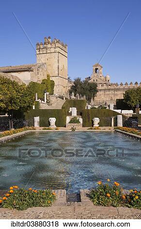 "The gardens of the Alcazar de Los Reyes Cristianos, Cordoba, Cordoba province, Andalusia, Spain, Europe" View Large Photo Image Stock Photo - "The gardens of the Alcazar de Los Reyes Cristianos, Cordoba, Cordoba province, Andalusia, Spain, Europe". Fotosearch