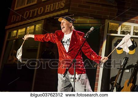 Stock Image - "The German comedian Otto Waalkes performing live at the Stadthalle festival hall, Sursee, Canton of Lucerne, Switzerland, Europe". Fotosearch