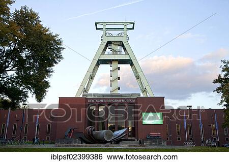 "The German Mining Museum, """"Deutsches Bergbau-Museum"""" with headframe, Bochum, North Rhine-Westphalia, Germany, Europe" View Large Photo Image Stock Photograph - "The German Mining Museum, """"Deutsches Bergbau-Museum"""" with headframe, Bochum, North Rhine-Westphalia, Germany, Europe". Fotosearch