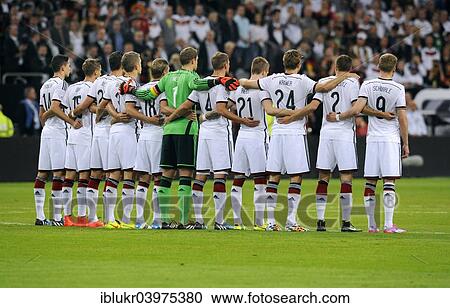 "The German national team during a minute silence, friendly international, Germany vs Argentina 2: 4, Esprit Arena, Dusseldorf, North Rhine-Westphalia, Germany, Europe" View Large Photo Image Stock Image - "The German national team during a minute silence, friendly international, Germany vs Argentina 2: 4, Esprit Arena, Dusseldorf, North Rhine-Westphalia, Germany, Europe". Fotosearch