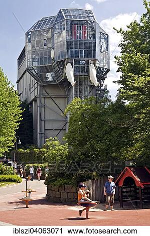 Stock Image - "The """"Glass Elephant"""", Maximilianpark, Hamm, Ruhr Area, North Rhine-Westphalia, Germany, Europe". Fotosearch