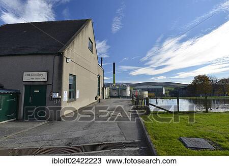 Stock Image - The Glenlivet Scotch whiskey distillery, Speyside, Ballindalloch, Banffshire, Scotland, United Kingdom, Europe. Fotosearch