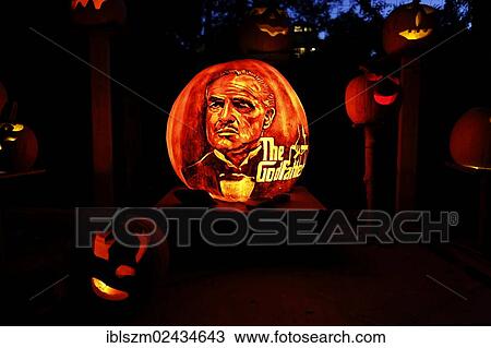 "The Godfather"""", Jack O' Lantern event before Halloween, Providence, Rhode Island, USA" View Large Photo Image Stock Image - "The Godfather"""", Jack O' Lantern event before Halloween, Providence, Rhode Island, USA". Fotosearch