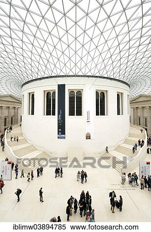 "The Great Court, courtyard with a modern dome roof, steel and glass construction, British Museum, London, England, United Kingdom, Europe" View Large Photo Image Stock Photography - "The Great Court, courtyard with a modern dome roof, steel and glass construction, British Museum, London, England, United Kingdom, Europe". Fotosearch