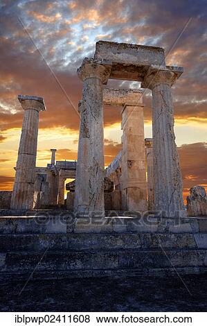 The Greek Doric Temple of Aphaia, 500BC, Aegina, Saronic Islands, Greece, Europe View Large Photo Image Stock Photo - The Greek Doric Temple of Aphaia, 500BC, Aegina, Saronic Islands, Greece, Europe. Fotosearch