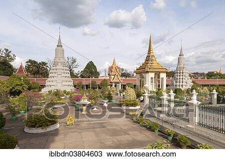 "The grounds of the Royal Palace, Phnom Penh, Cambodia, Asia" View Large Photo Image Stock Image - "The grounds of the Royal Palace, Phnom Penh, Cambodia, Asia". Fotosearch
