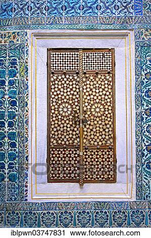 "The Hall with a Fountain"""" of the Harem, with 17th century Kutahaya and Iznik tiles, Topkapi Palace, Istanbul, Turkey, Asia" View Large Photo Image Stock Image - "The Hall with a Fountain"""" of the Harem, with 17th century Kutahaya and Iznik tiles, Topkapi Palace, Istanbul, Turkey, Asia". Fotosearch